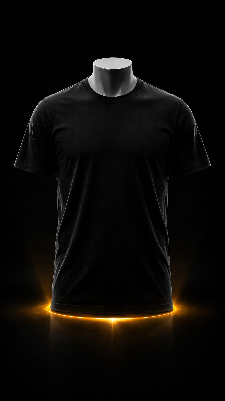 EBONSWAN –PLAIN TEE (BLACK) - Image 1