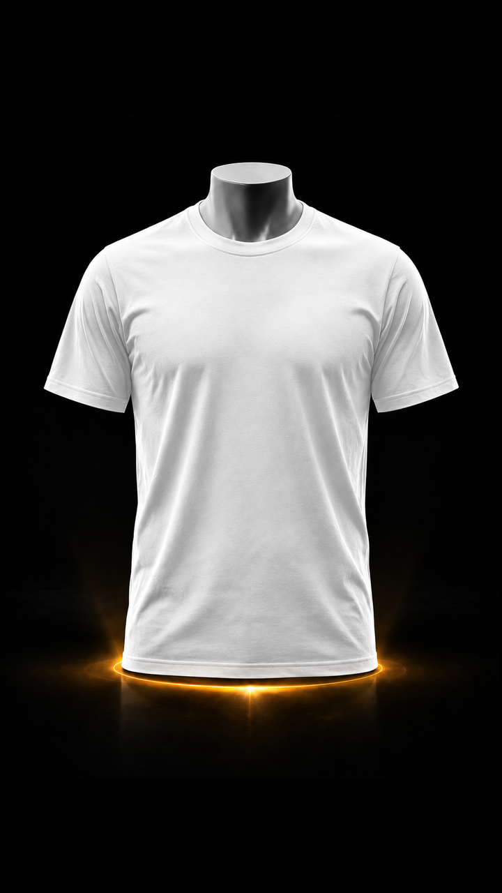 EBONSWAN –PLAIN TEE (WHITE) - Image 1