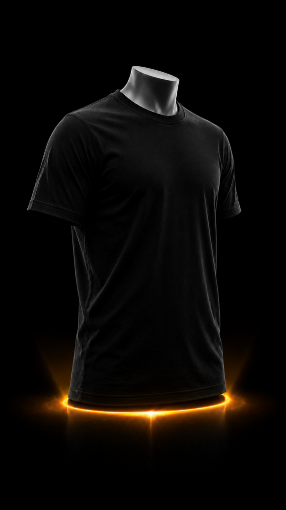 EBONSWAN –PLAIN TEE (BLACK)