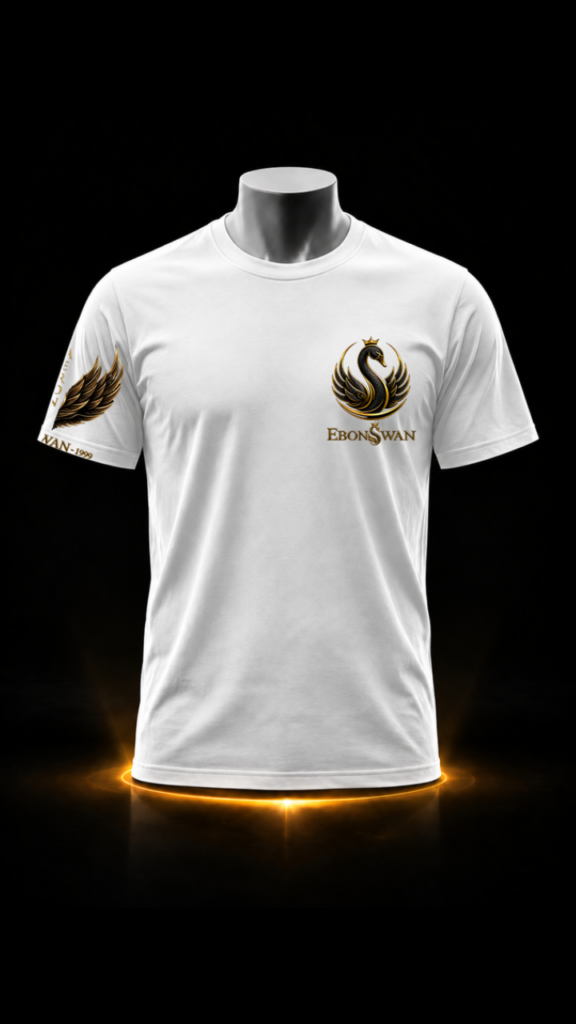 EBONSWAN – WARRIOR TEE (WHITE)