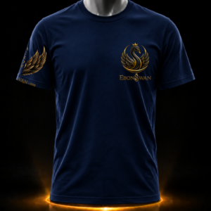 EBONSWAN – WARRIOR TEE (NAVY BLUE) - Image 1