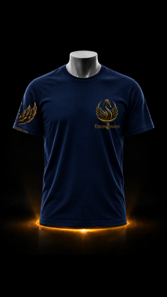 EBONSWAN – WARRIOR TEE (NAVY BLUE)
