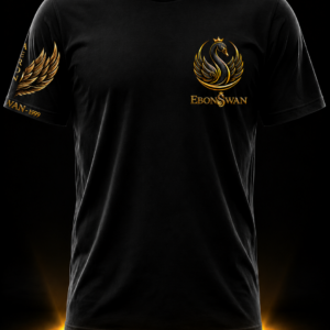 EBONSWAN – WARRIOR TEE (BLACK) - Image 1