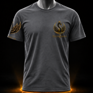 EBONSWAN – WARRIOR TEE (ASH) - Image 1