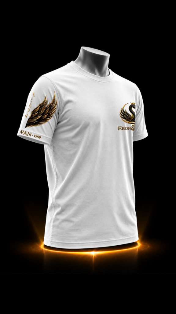 EBONSWAN – WARRIOR TEE (WHITE)