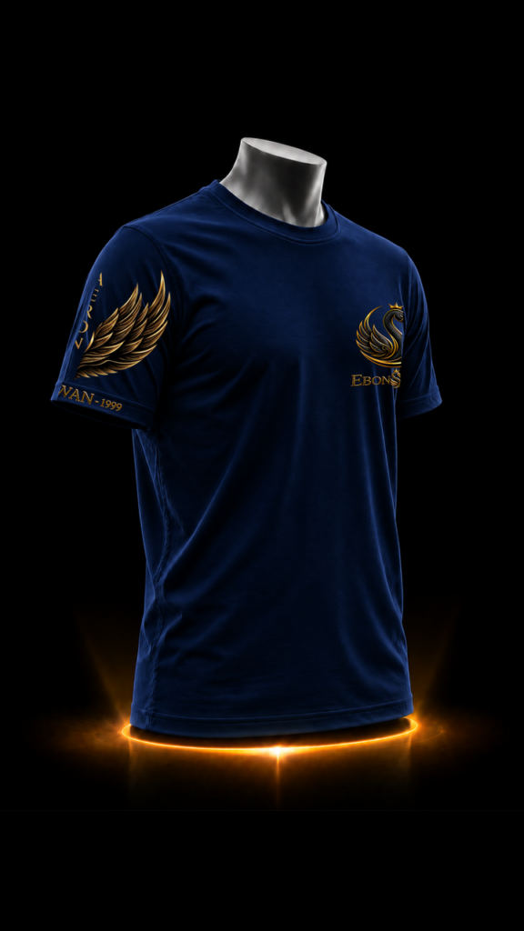 EBONSWAN – WARRIOR TEE (NAVY BLUE)