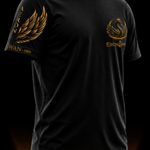 EBONSWAN – WARRIOR TEE (BLACK) - Image 2