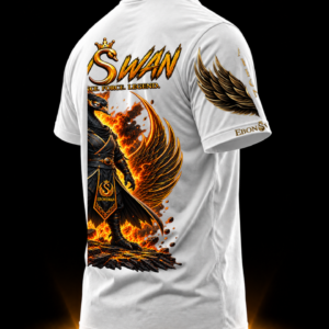 EBONSWAN – WARRIOR TEE (WHITE) - Image 3