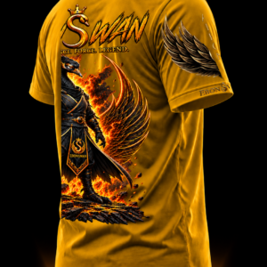 EBONSWAN – WARRIOR TEE (YELLOW) - Image 3