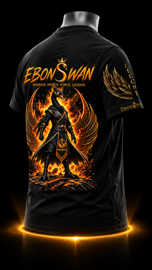 EBONSWAN – WARRIOR TEE (BLACK)