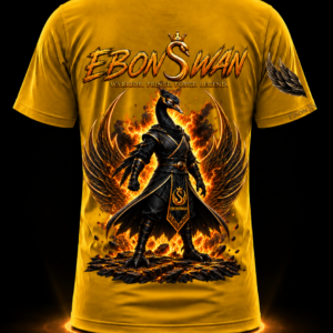 EBONSWAN – WARRIOR TEE (YELLOW) - Image 4
