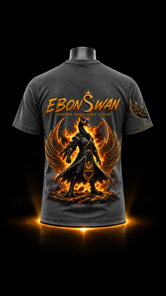 EBONSWAN – WARRIOR TEE (ASH)