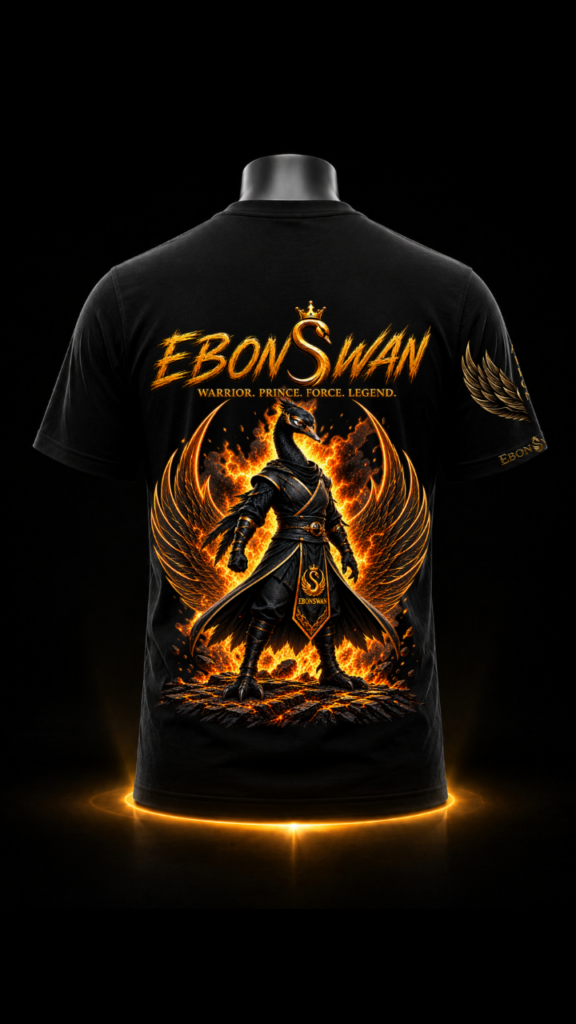 EBONSWAN – WARRIOR TEE (BLACK)