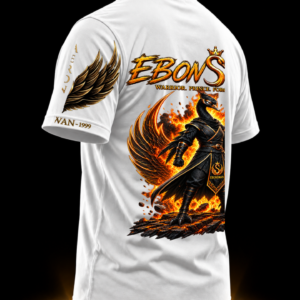 EBONSWAN – WARRIOR TEE (WHITE) - Image 5