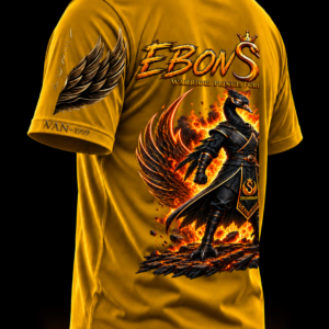 EBONSWAN – WARRIOR TEE (YELLOW) - Image 5