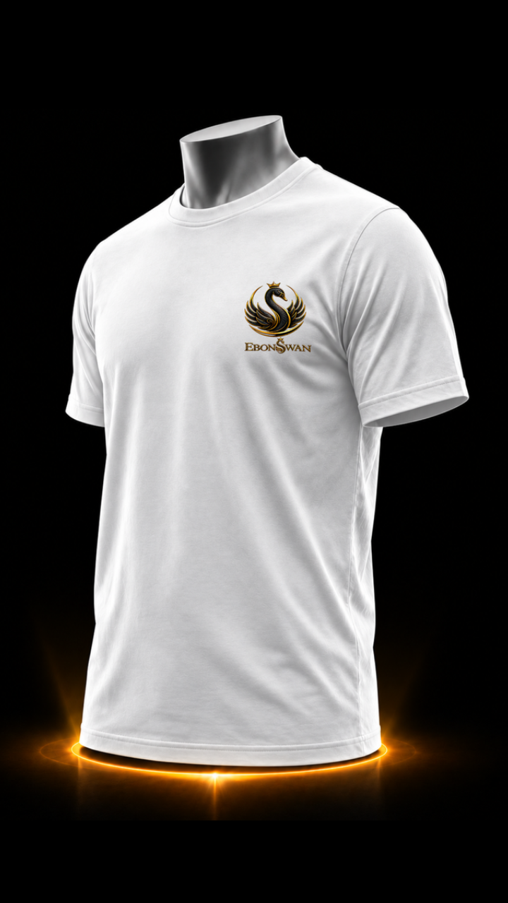 EBONSWAN – WARRIOR TEE (WHITE) - Image 6