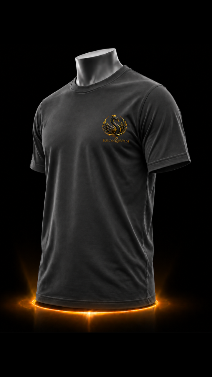 EBONSWAN – WARRIOR TEE (ASH) - Image 6