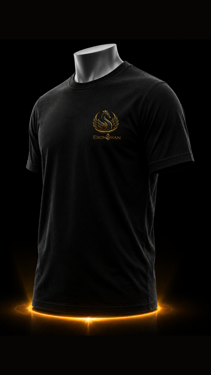 EBONSWAN – WARRIOR TEE (BLACK) - Image 6